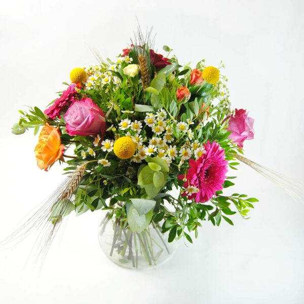 Flores Gerberas, Rosas, Craspidias y Claveles